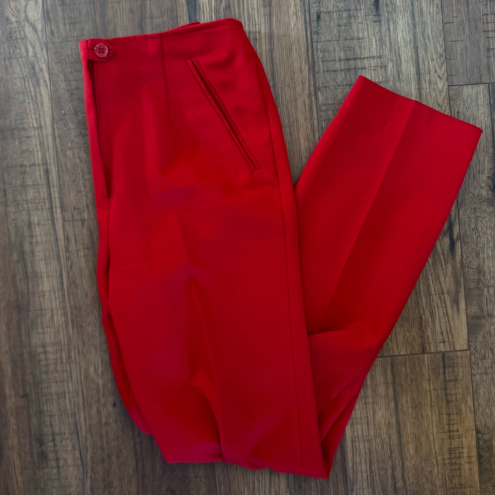 Vintage Red Trousers